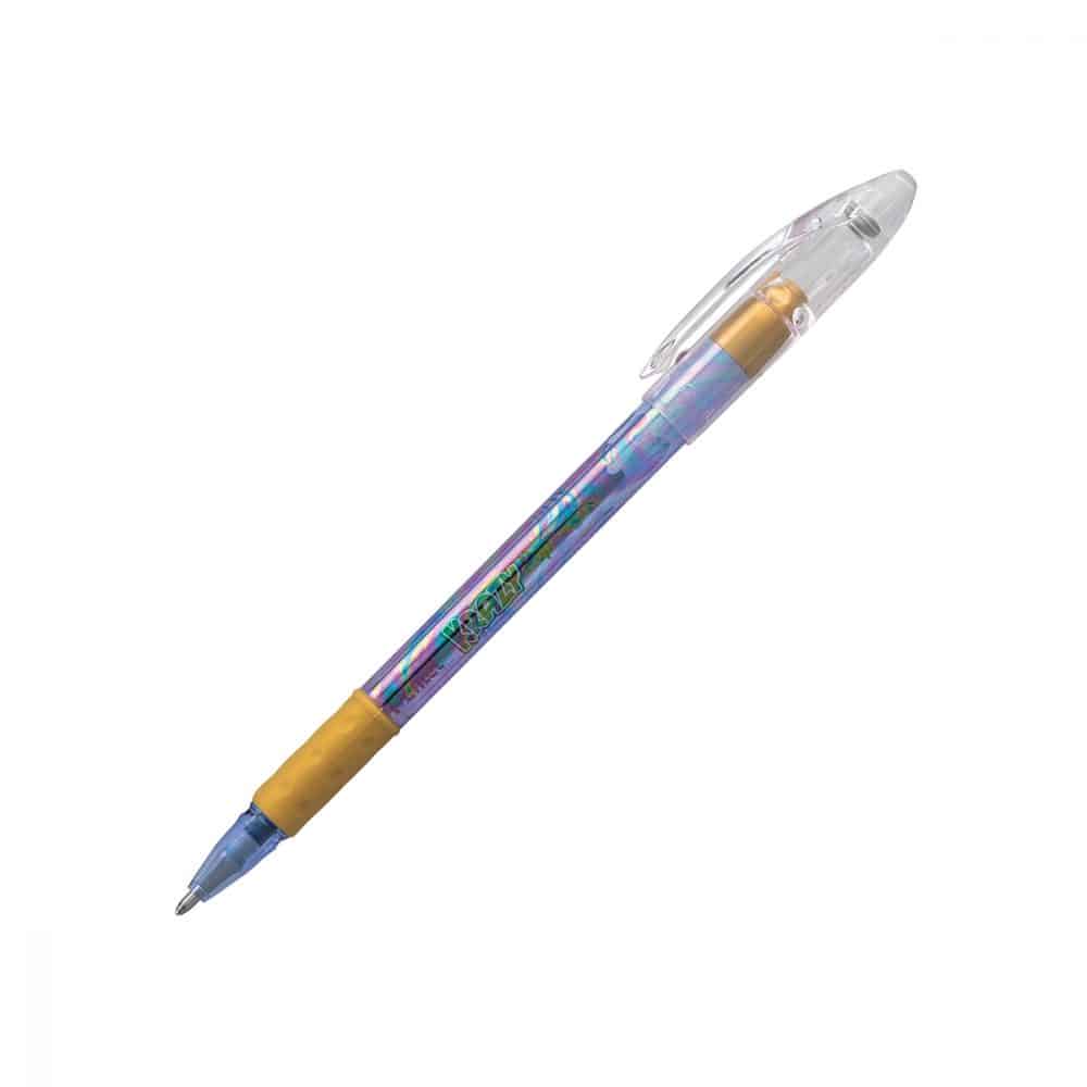 Stylo Pentel Krazy pop gel 1.0 métallique 2 tons bleu