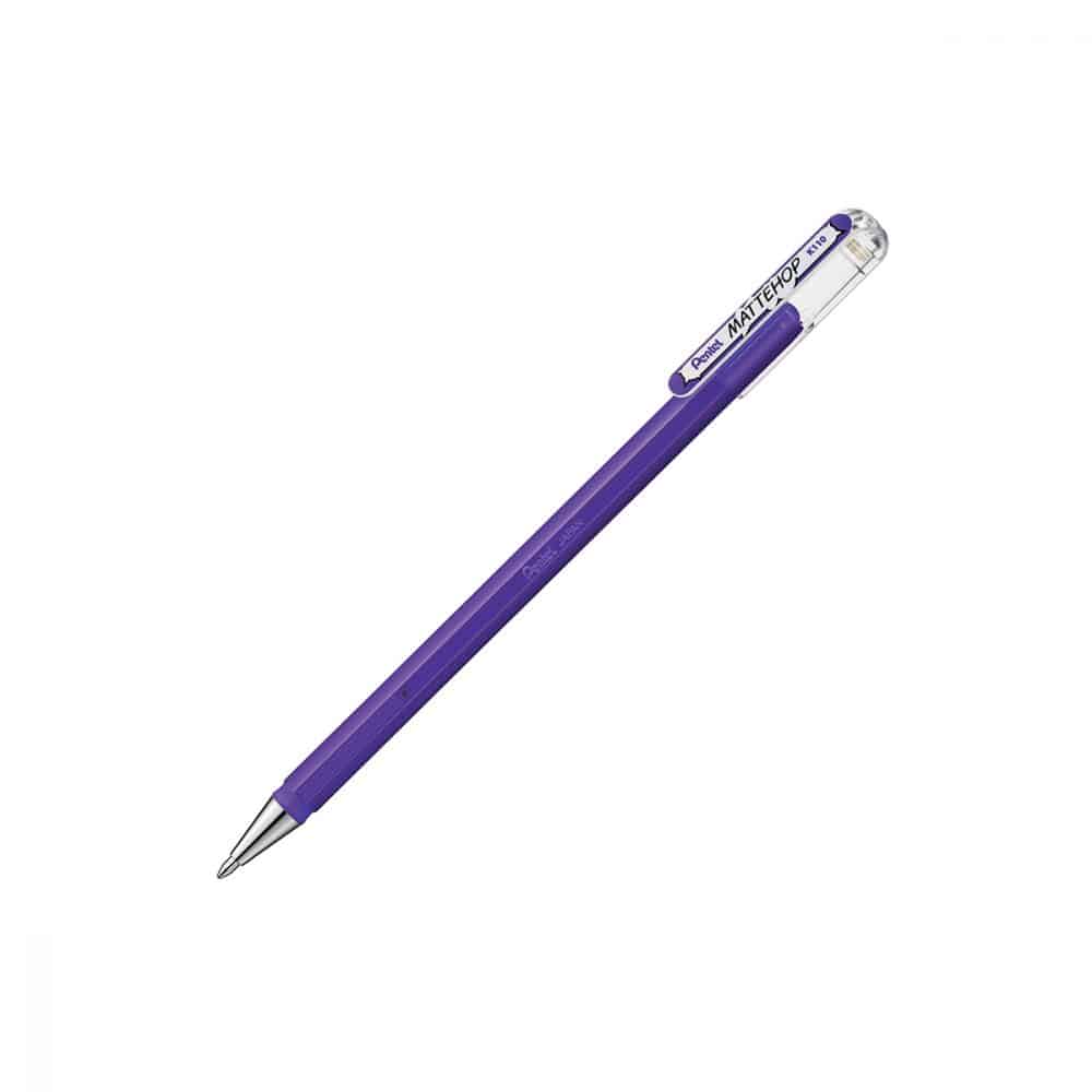 Stylo Pentel Mattehop gel 1.0 - Violet