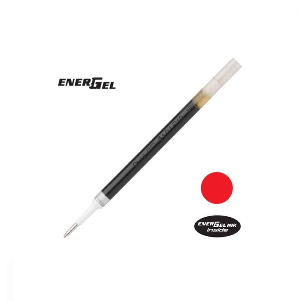 Recharge pour stylo Pentel Energel 1.0 - rouge