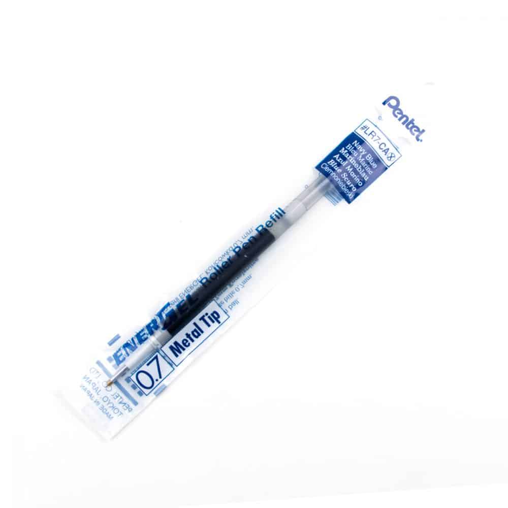 Recharge pour stylo Pentel Energel 0.7 - bleu marin