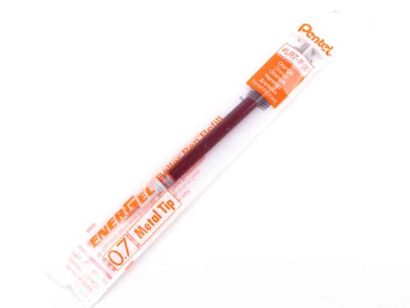 Recharge pour stylo Pentel Energel 0.7 - orange