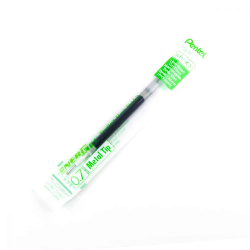 Recharge pour stylo Pentel Energel 0.7 - Vert