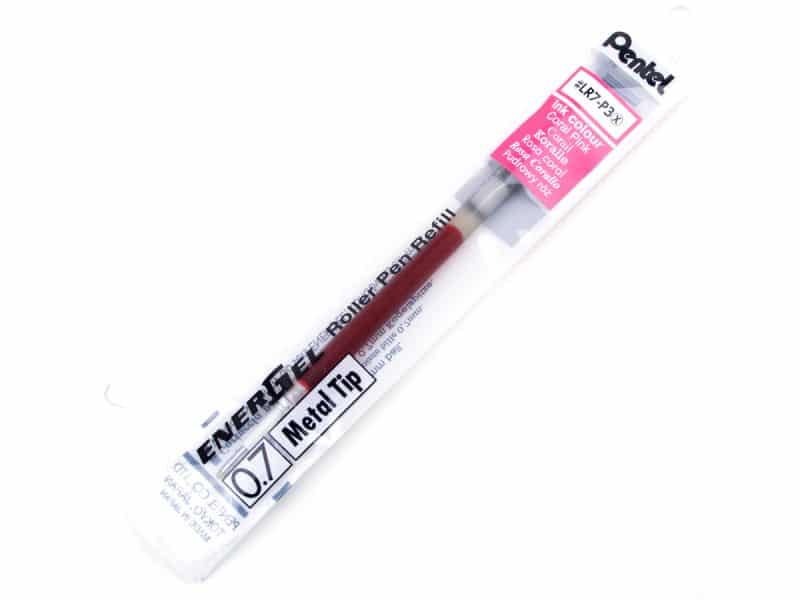 Recharge pour stylo Pentel Energel 0.7 - Corail