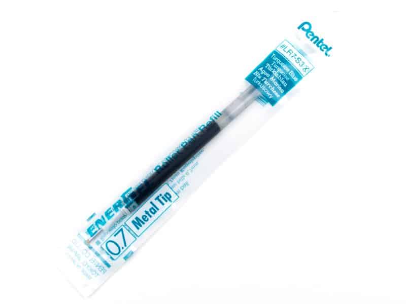 Recharge pour stylo Pentel Energel 0.7 - Turquoise