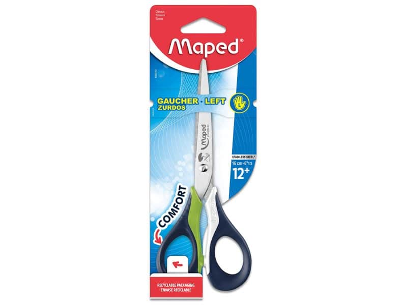 Ciseaux pour gaucher Maped Sensoft 16cm/6po