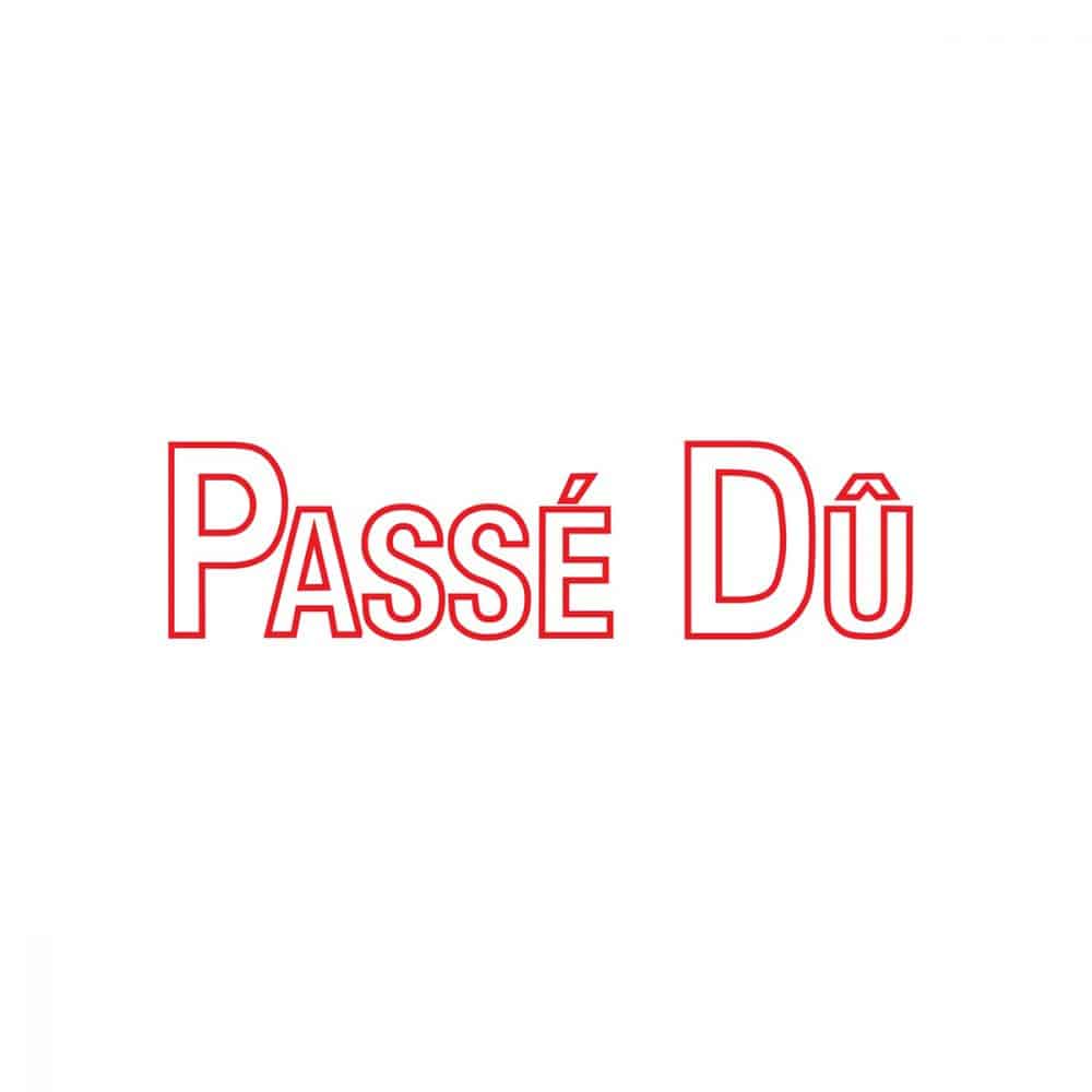 Estampe auto-encreur Original Printy 4911 - PASSÉ DÛ