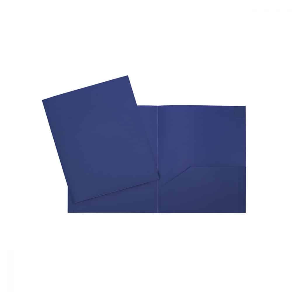 Portefolio en plastique Geo PFPL2 - Bleu