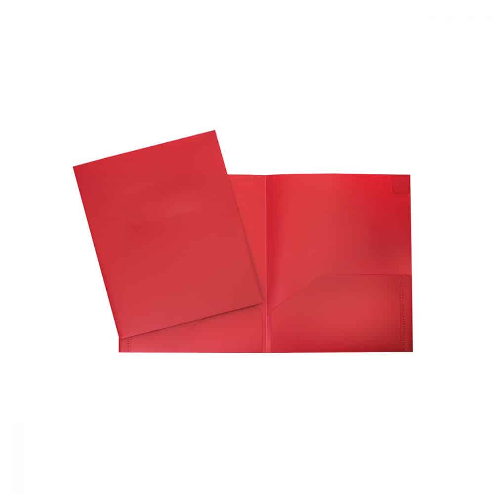Portefolio en plastique Geo PFPL2 - rouge