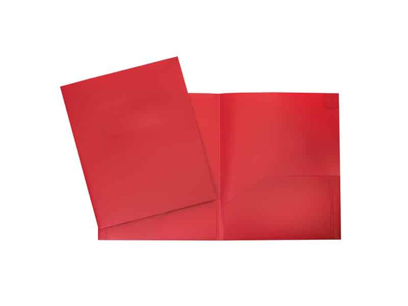 Portefolio en plastique Geo PFPL2 - rouge