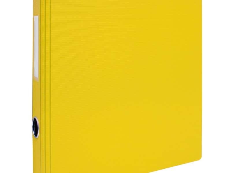 Reliure robuste à anneaux Geo Ring 1 po - mauve - Jaune