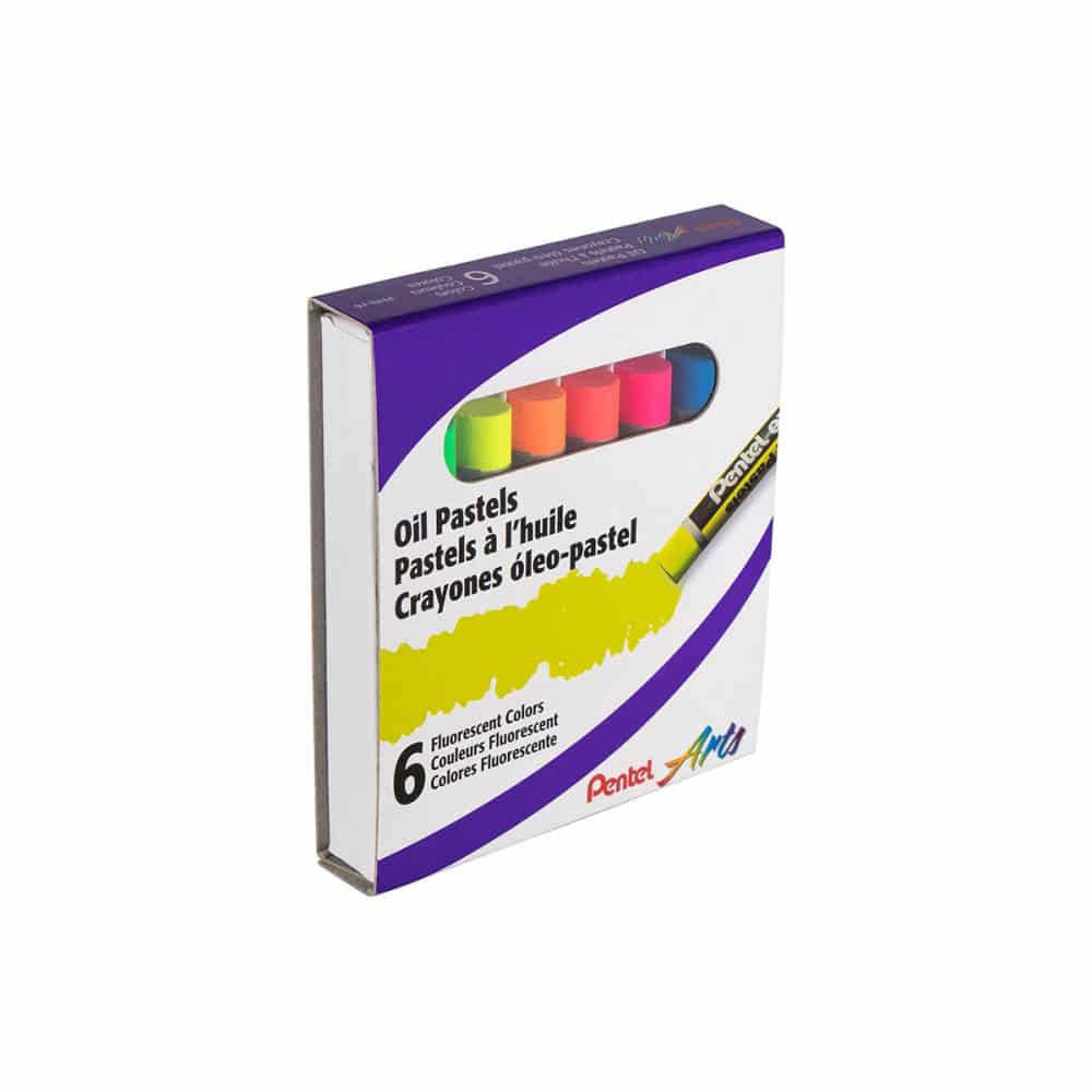 6 Pentels arts pastel fluo