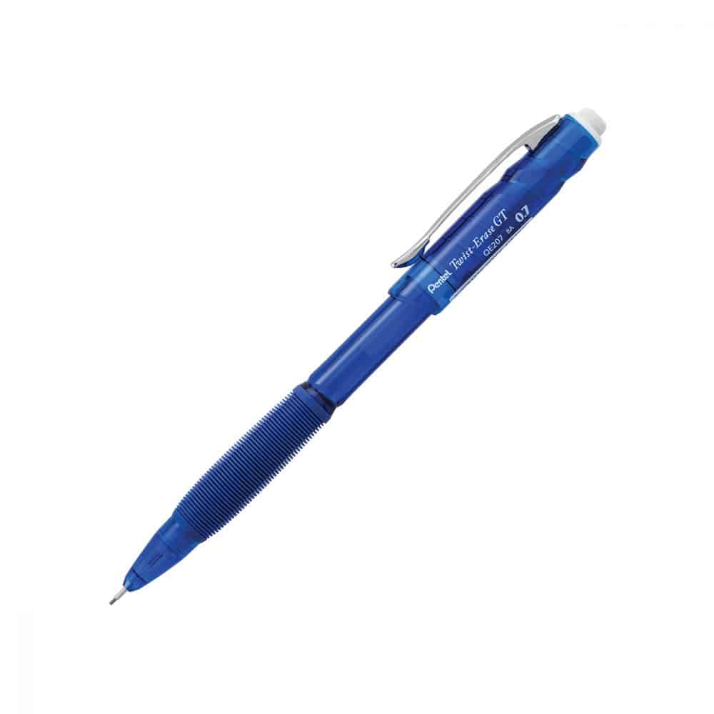 Porte-mines Pentel Twist Erase GT 0.7 - bleu