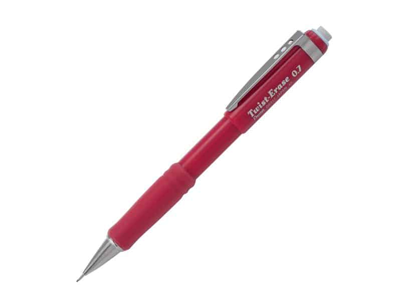 Porte-mines Pentel Twist Erase 0.7 - rouge