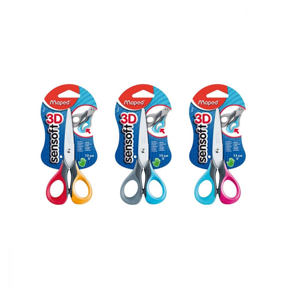 Ciseaux Maped Sensoft 5po/13cm