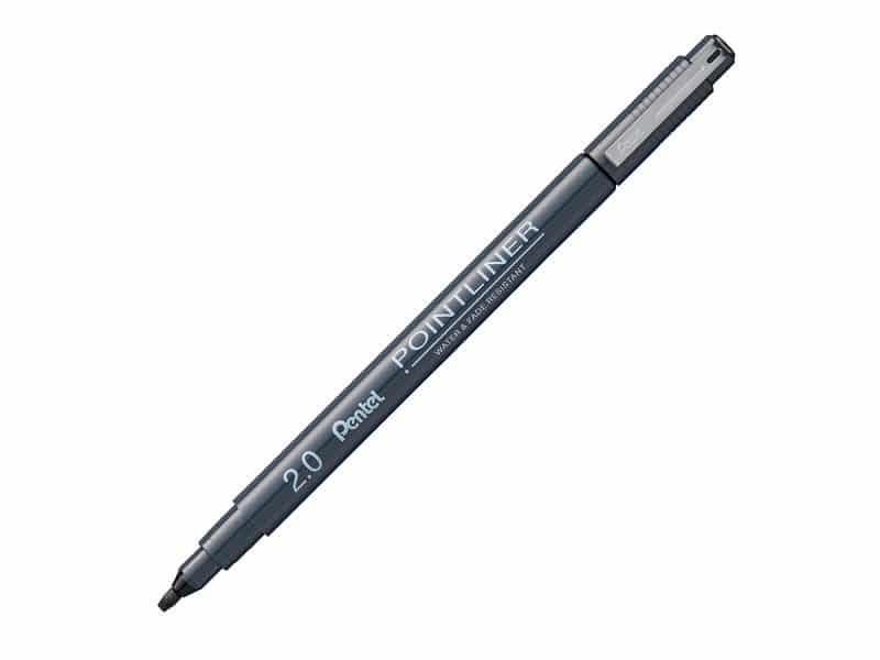 Stylo de calligraphie Pentel Arts pointliner 2.0