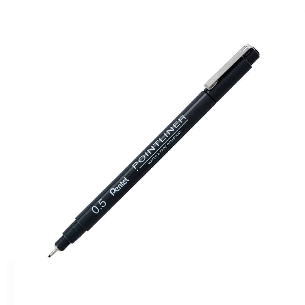 Stylo de calligraphie Pentel Arts pointliner 0.5mm