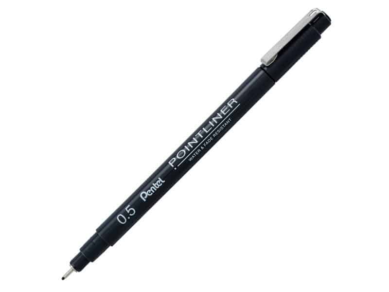 Stylo de calligraphie Pentel Arts pointliner 0.5mm