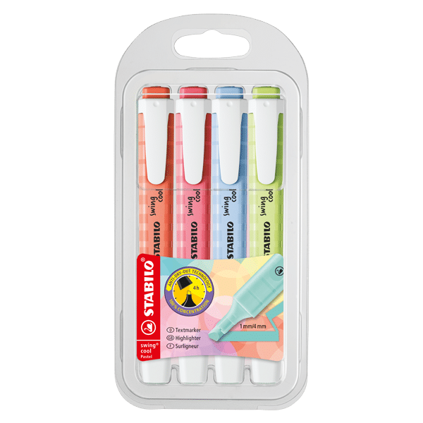 Swing Cool pastel etui de 4pcs