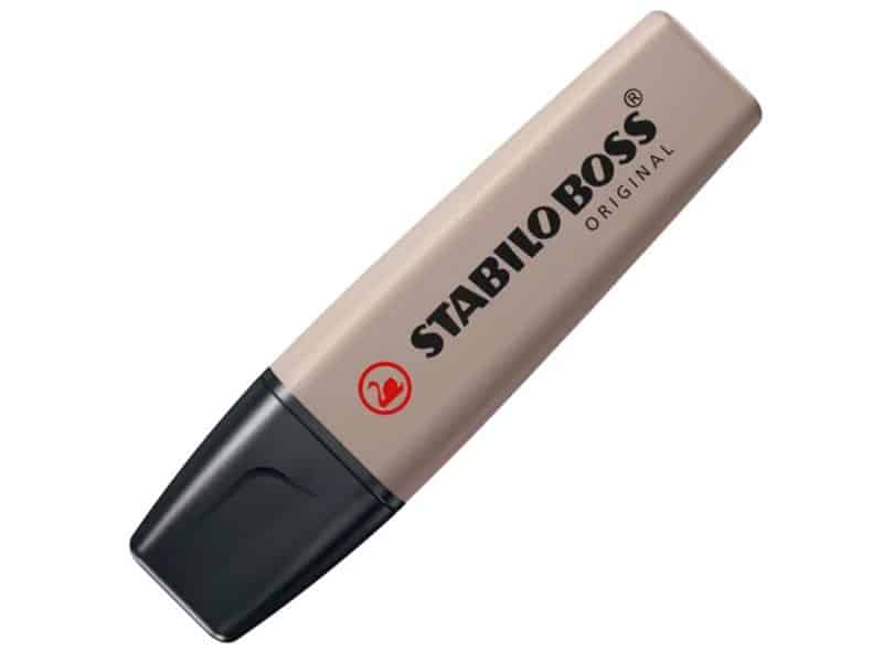 Surligneur Stabilo Boss Nature Gris chaud