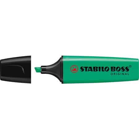 Surligneur Stabilo Boss Original Vert émeraude