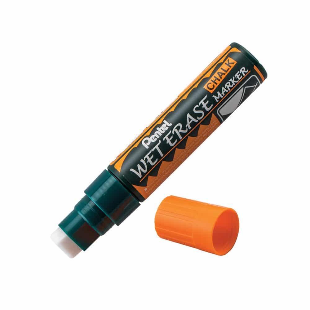 pentel wet erase chalk marker orange