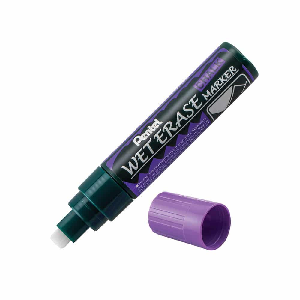 Pentel jumbo wet erase chalk marker violet