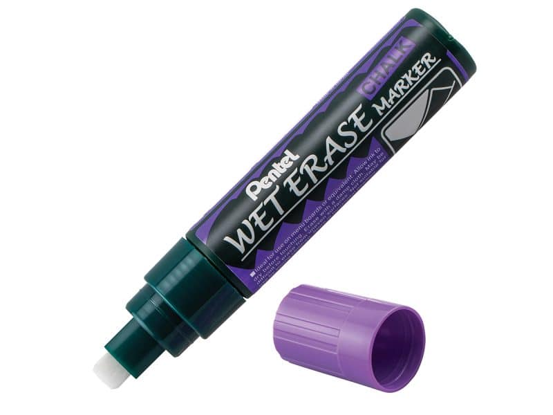 Pentel jumbo wet erase chalk marker violet