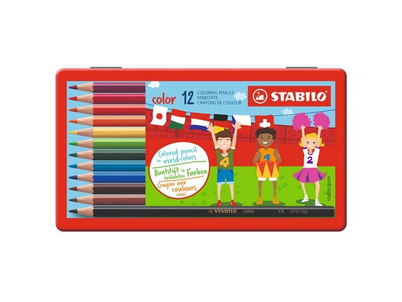 Paquet de 12 crayons de couleur en bois Stabilo