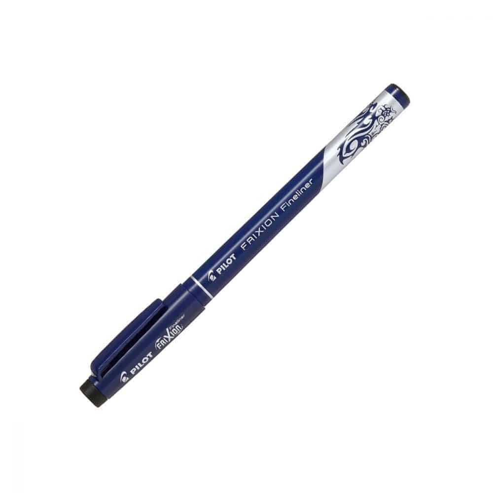 Crayon effaçable Pilot Frixion Fineliner - noir
