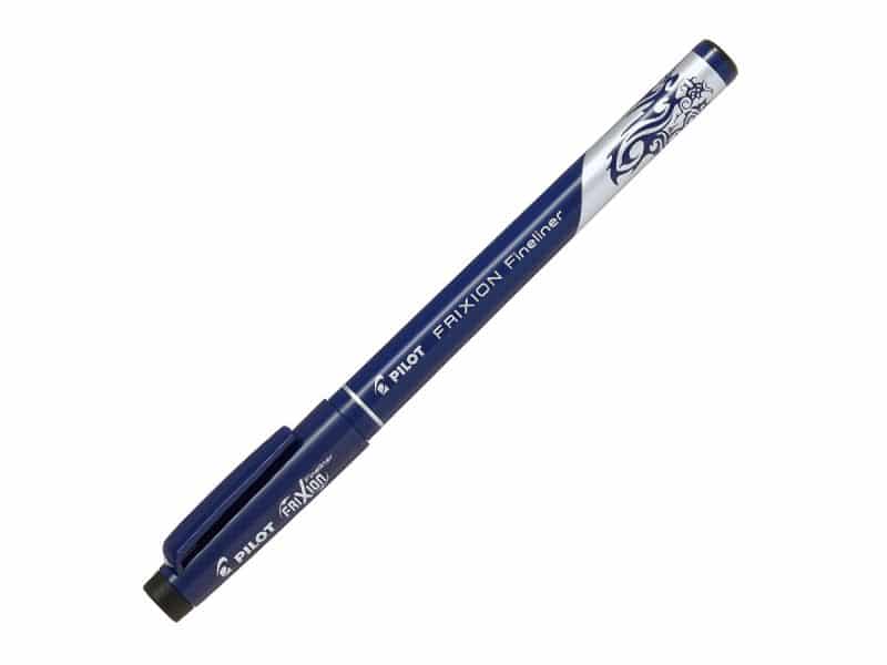 Crayon effaçable Pilot Frixion Fineliner - noir