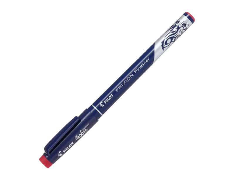 Crayon effaçable Pilot Frixion Fineliner - rouge