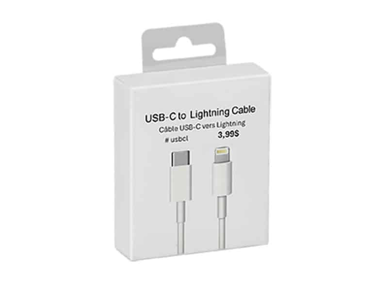 cable usb-c vers lightning