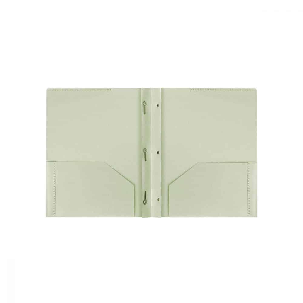 portfolio attaches et pochettes plastique biodégradable vert