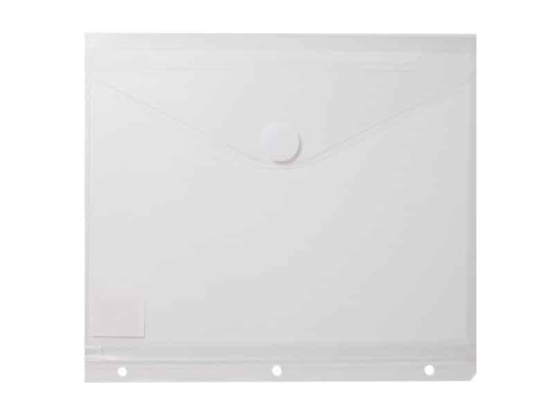 Enveloppe de plastique expansible perforée W1010 clair