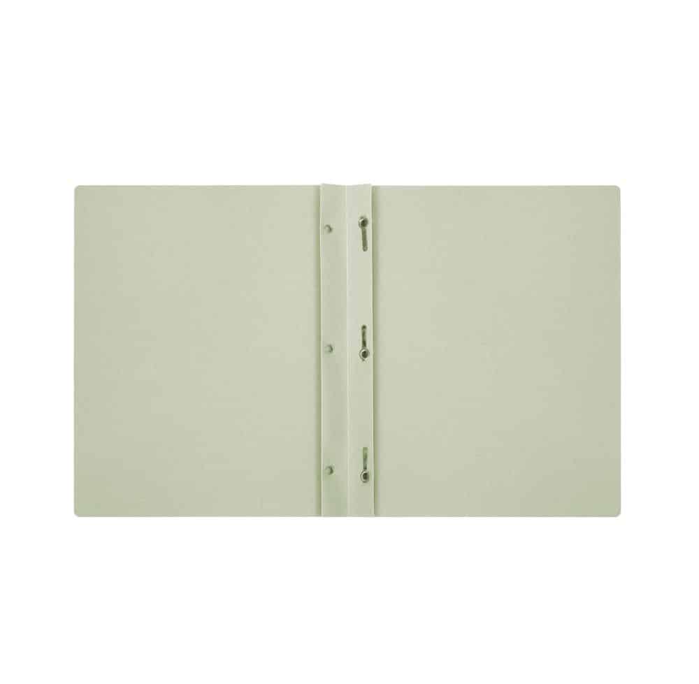 Duo-tang de plastique biodégradable WPFDT- vert