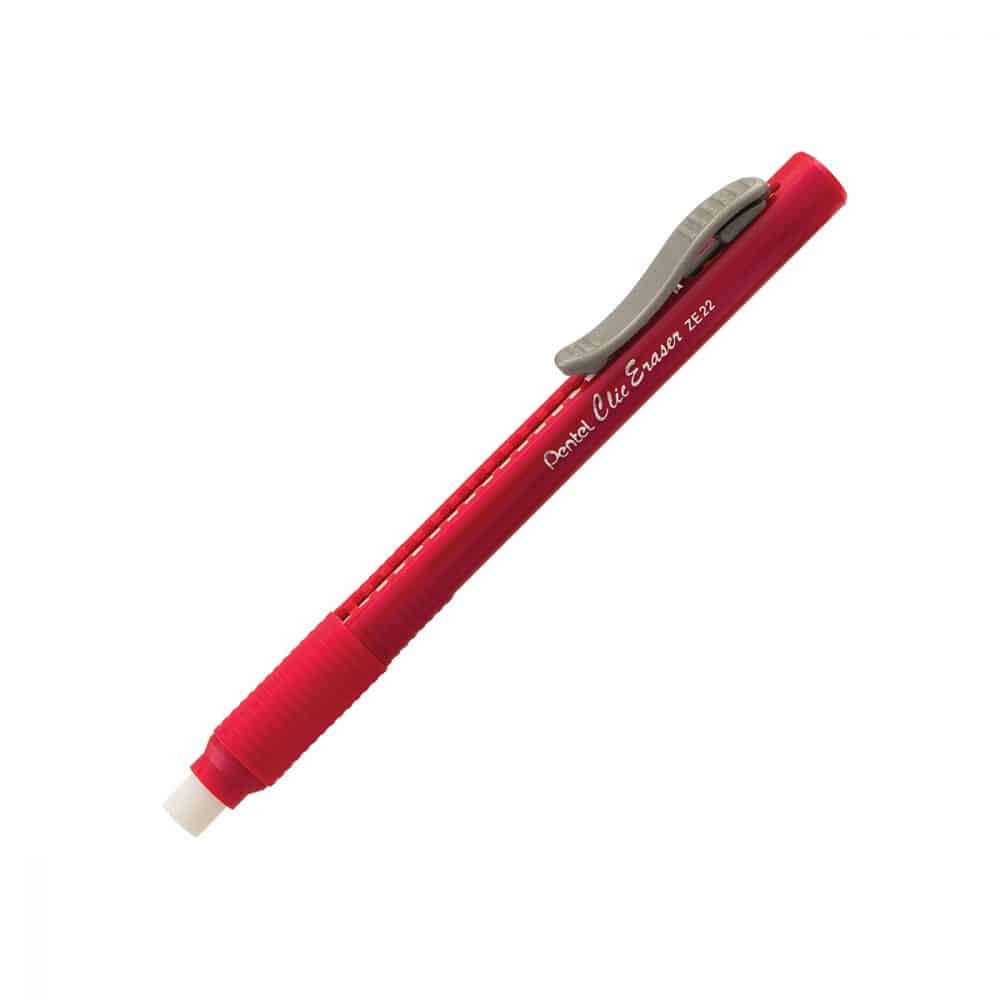 Porte-gomme Pentel Clic - rouge