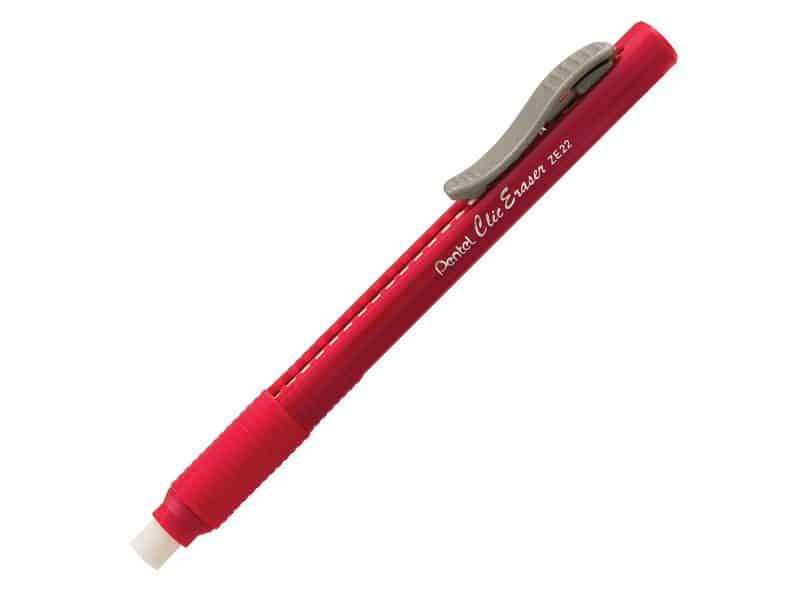 Porte-gomme Pentel Clic - rouge