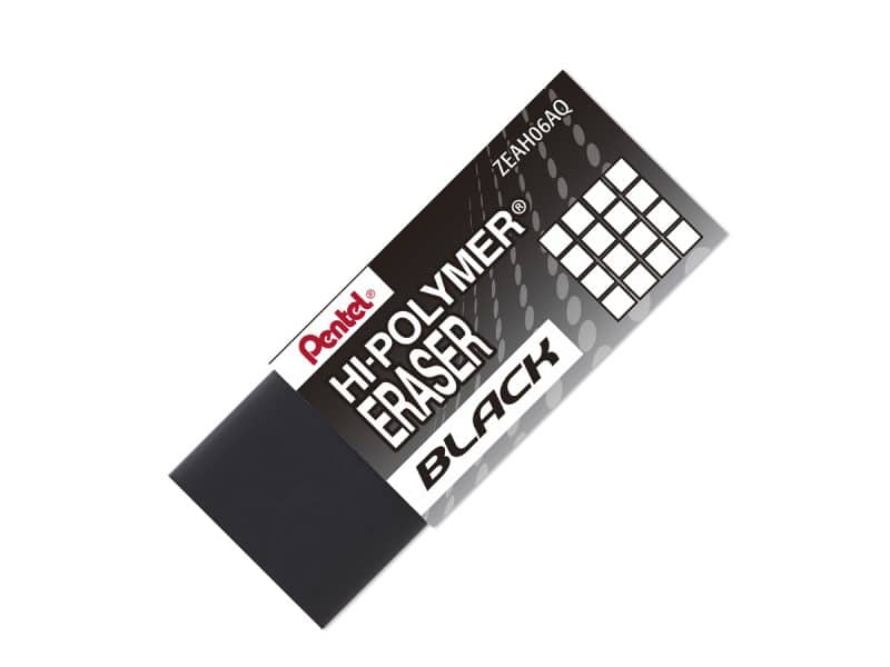 efface noir pentel hi-polymer
