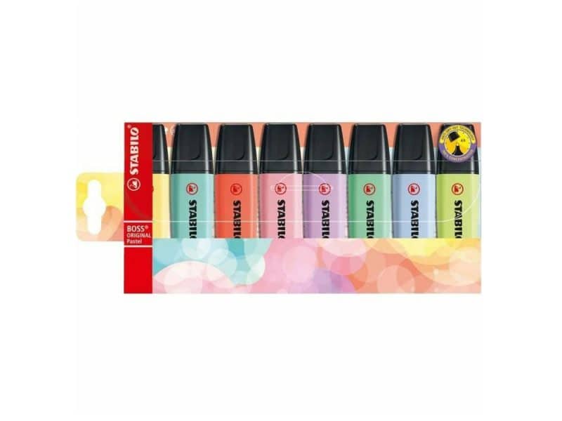 8 surligneurs Stabilo Boss Pastel #1