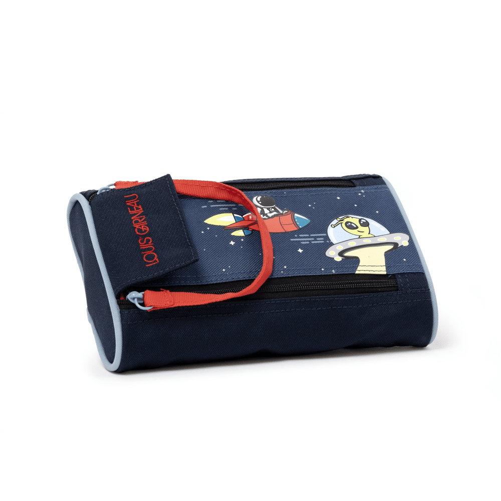 ASTRONAUTE ÉTUI CRAYON 2 ZIP LG