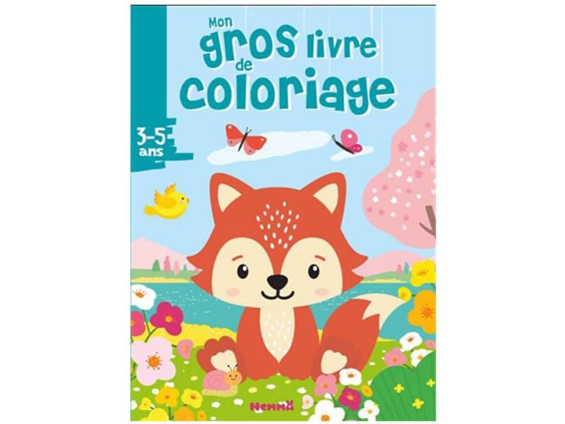 Mon gros livre de coloriage renard