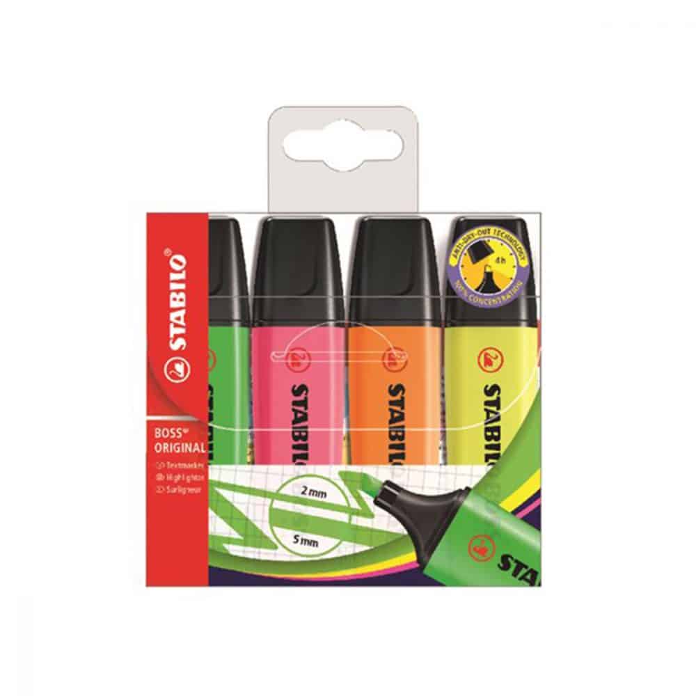 4 surligneurs Stabilo Boss Original #1