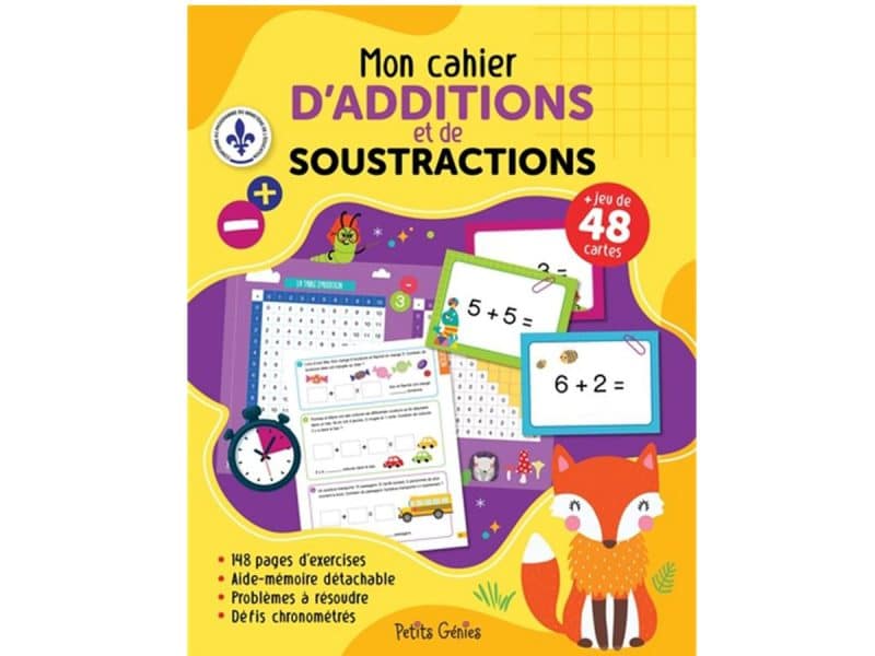 Mon cahier d"additions et de soustractions