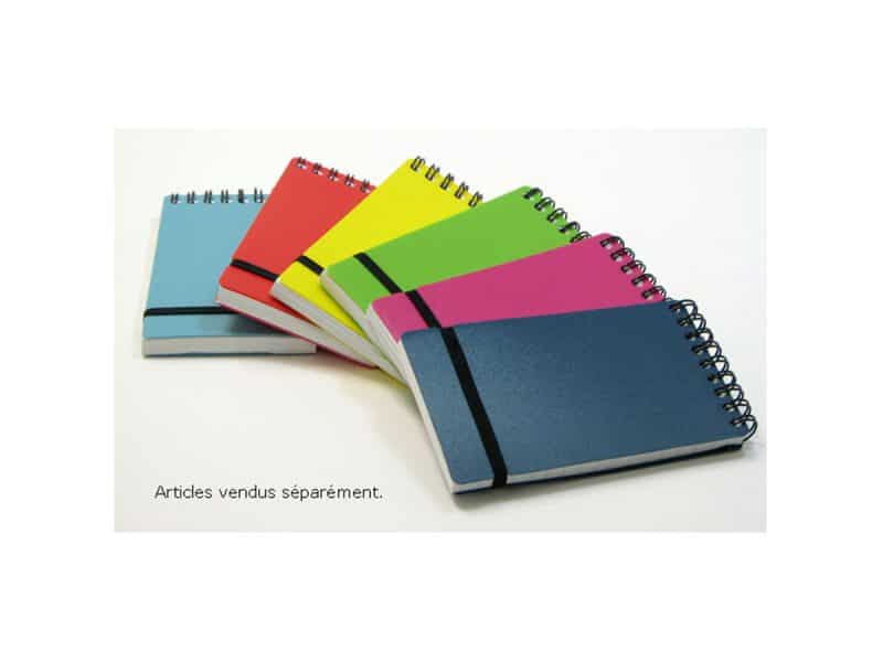 Calepin 100 feuilles - format 3x5po - couleurs assorties
