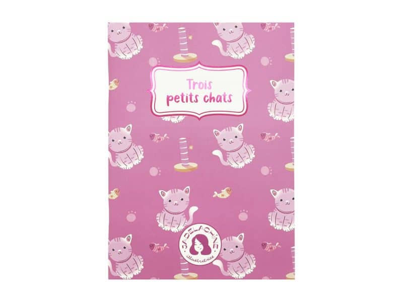 Trois petits chats cahier de notes