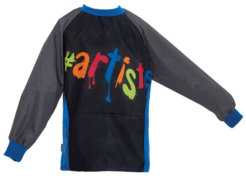 Tablier 4 ans geo bleu