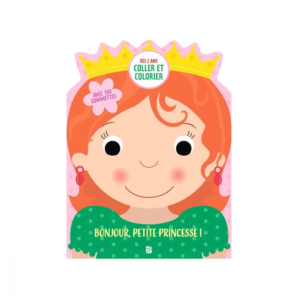 Bonjour, petite princesse! coller et colorier