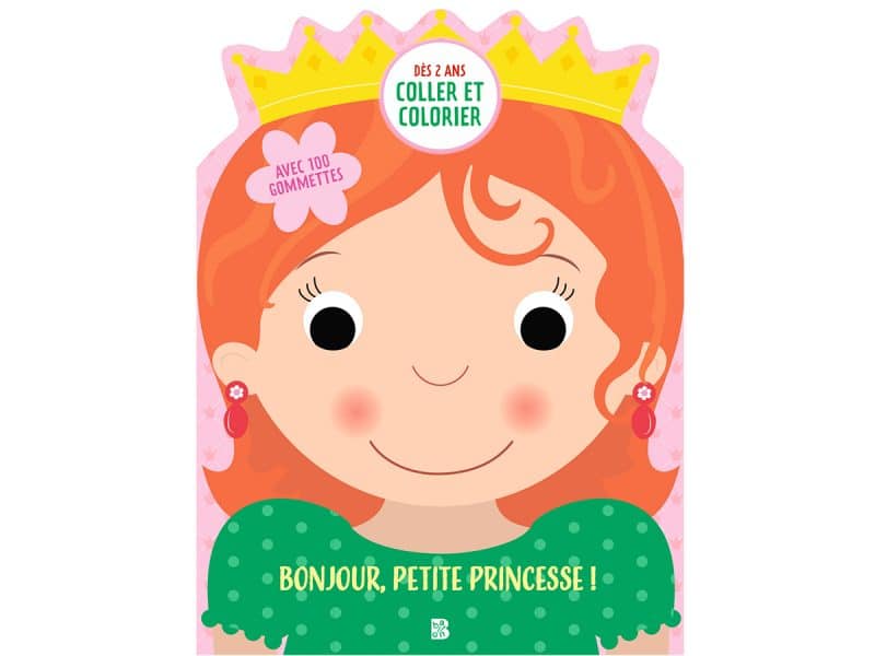 Bonjour, petite princesse! coller et colorier
