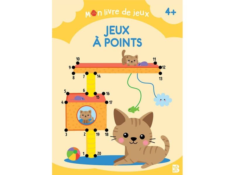 Jeux à points 4+ Mon livre de jeux