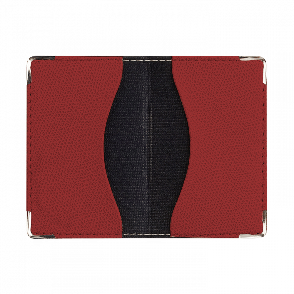 PORTE CARTE VISITE ROUGE